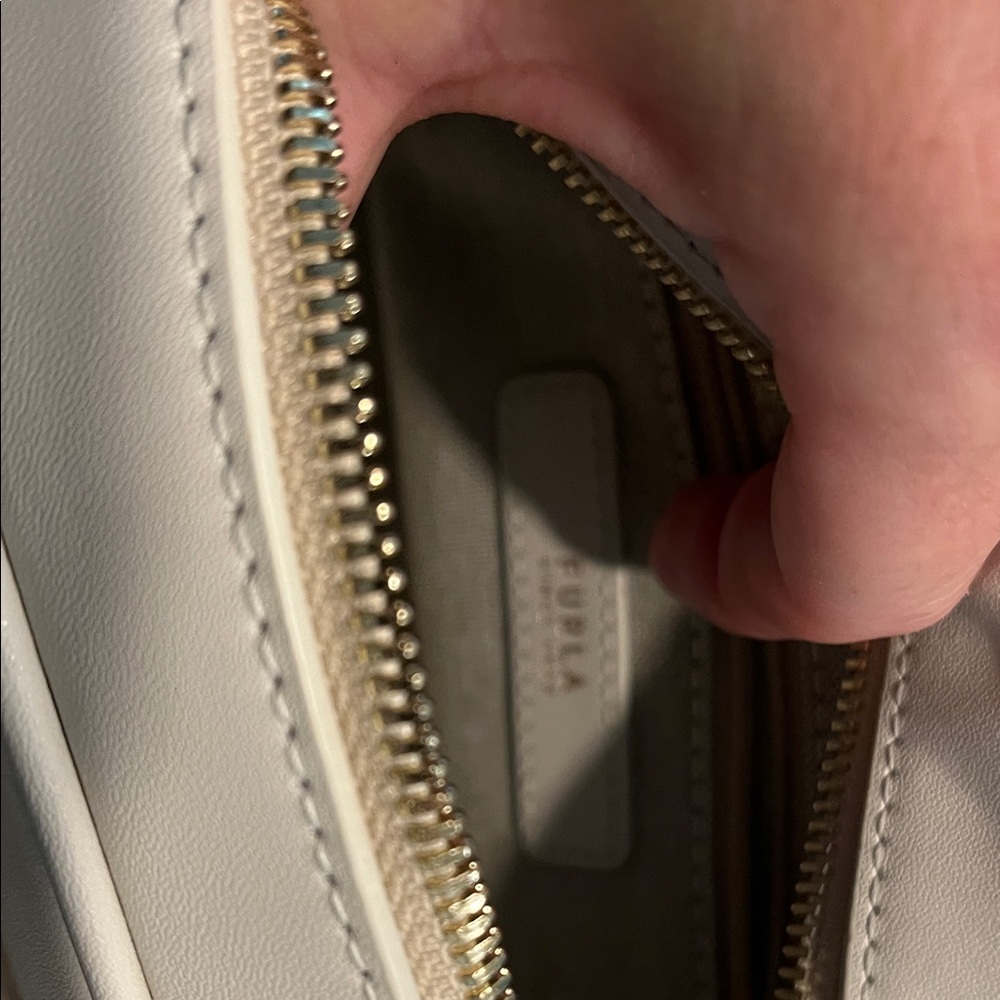 NWOT Furla Cream Crossbody Bag - Picture 5 of 12